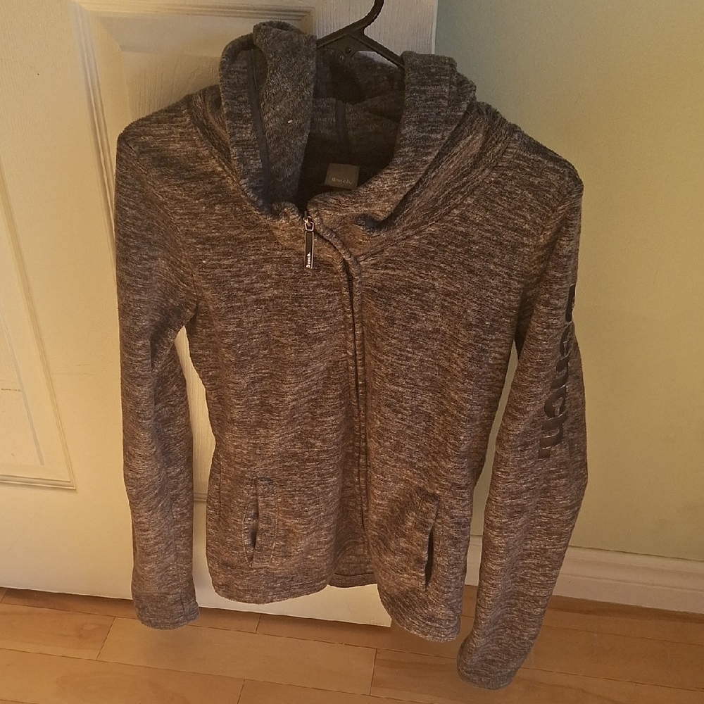 Bench Heathered Gray Zip-Up Hoodie